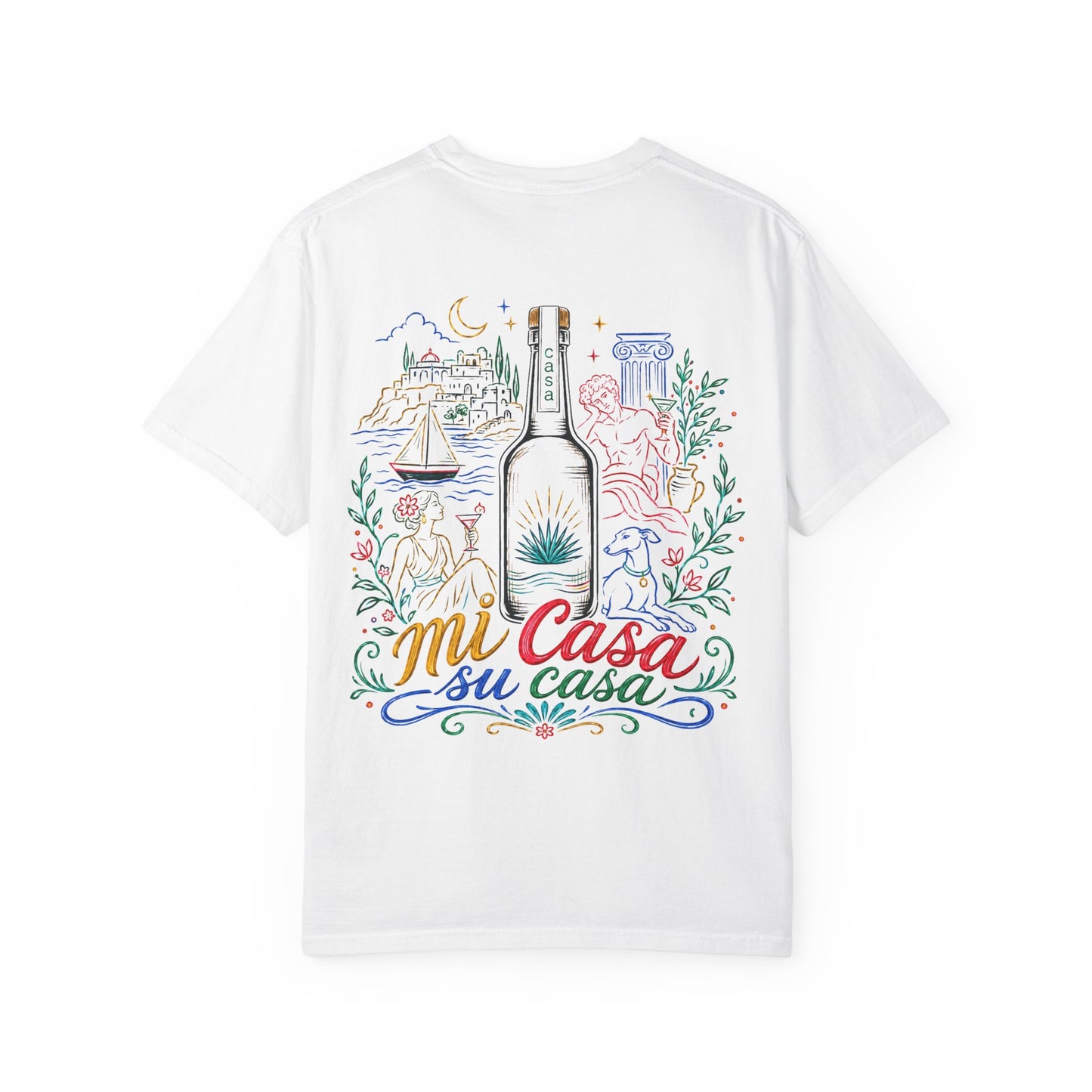 'Casa' Tee White Multi