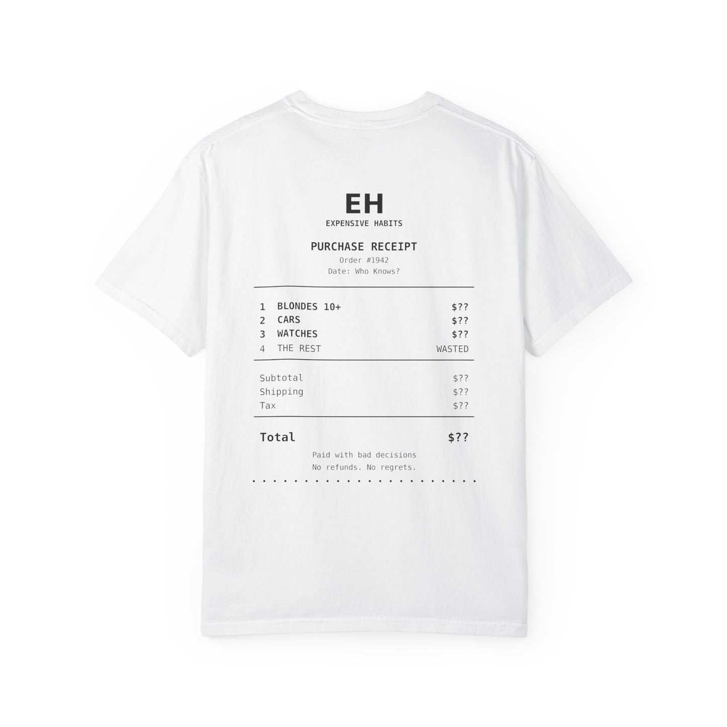 'Expensive Taste' White