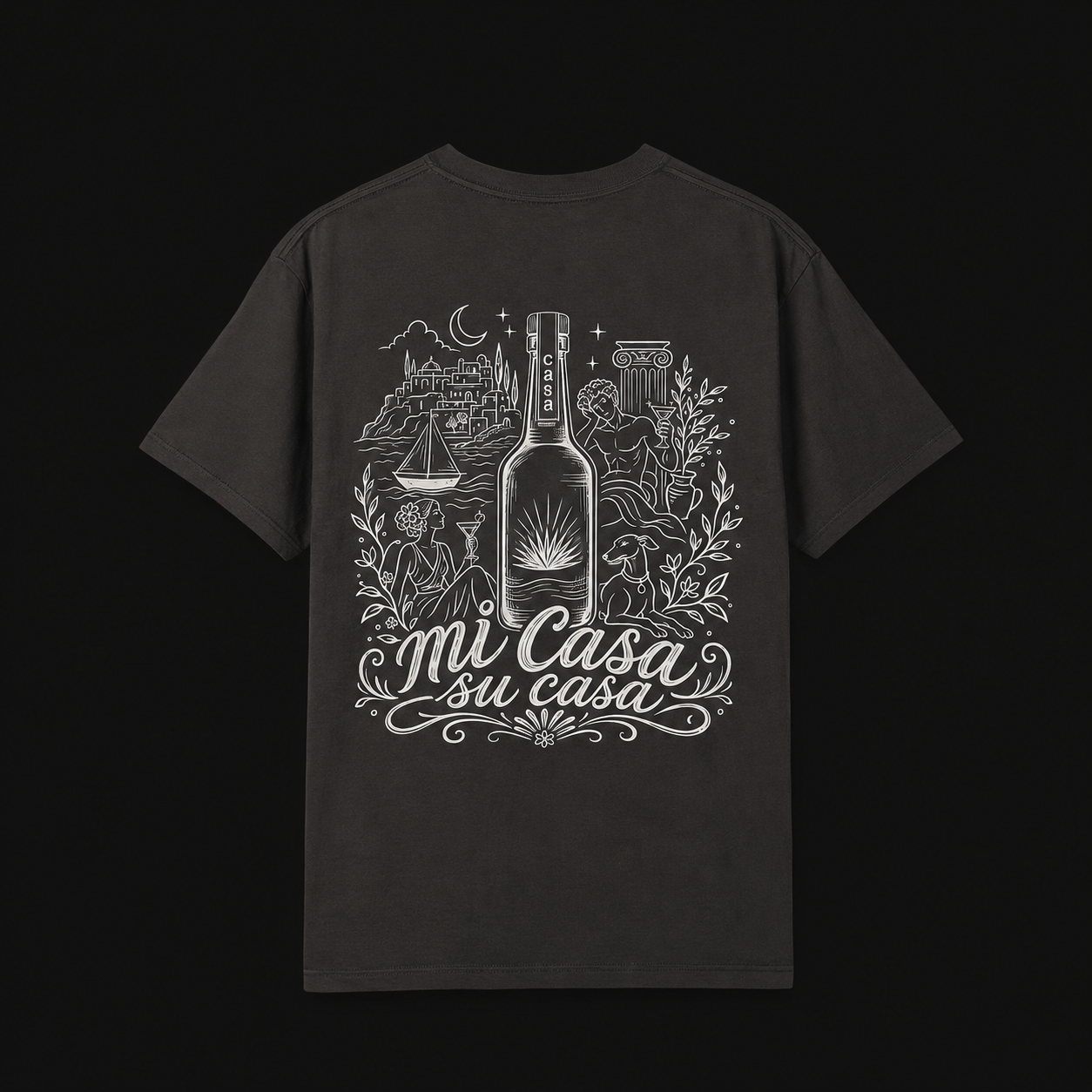 'Casa' Tee Graphite