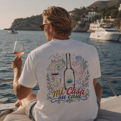 'Casa' Tee White Multi